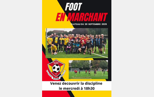 DISCIPLINE FOOT EN MARCHANT