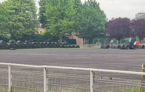 LE 5 JUIN DEBUT DES TRAVAUX RETRAIT DE L'ANCIEN REVETEMENT