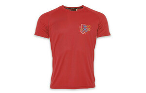 T-shirt respirant impression multicolore